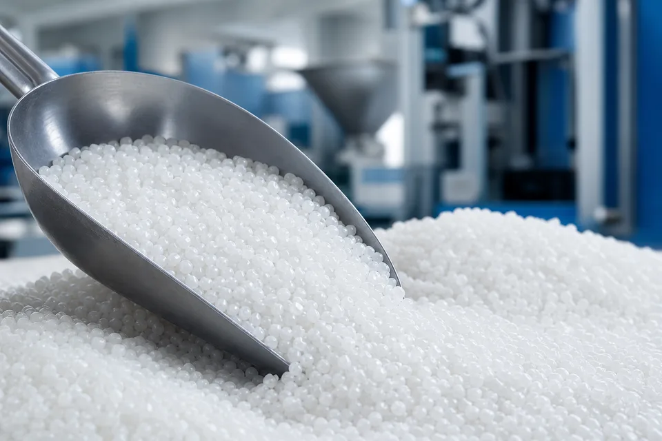 HDPE resin pellets